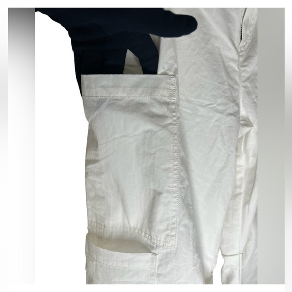 NWOT Free People Movement Watch Out White Cargo Pants - Picture 6 of 13
